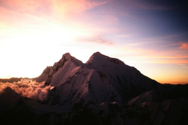 Everest y Lhotse desde Makalu