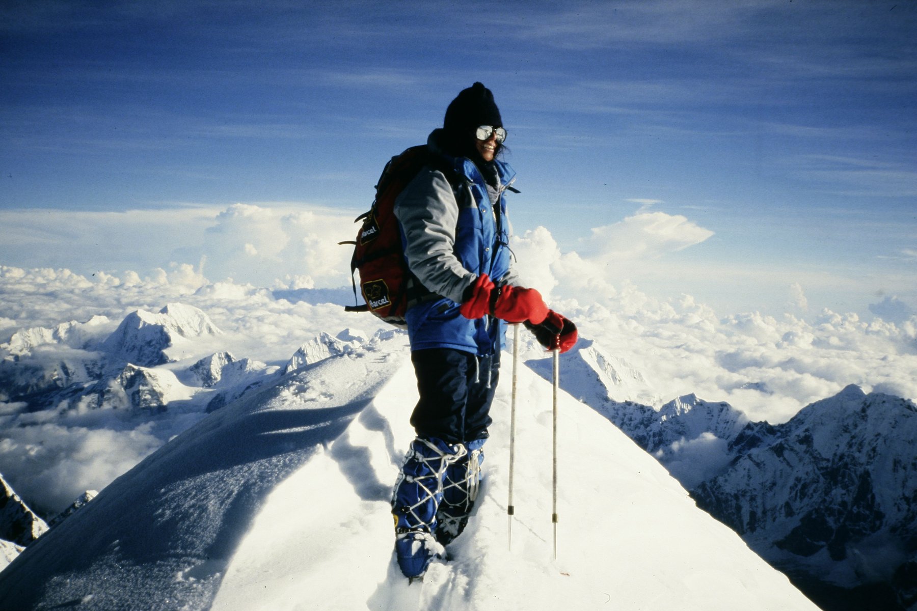 Elsa Ávila en la cumbre